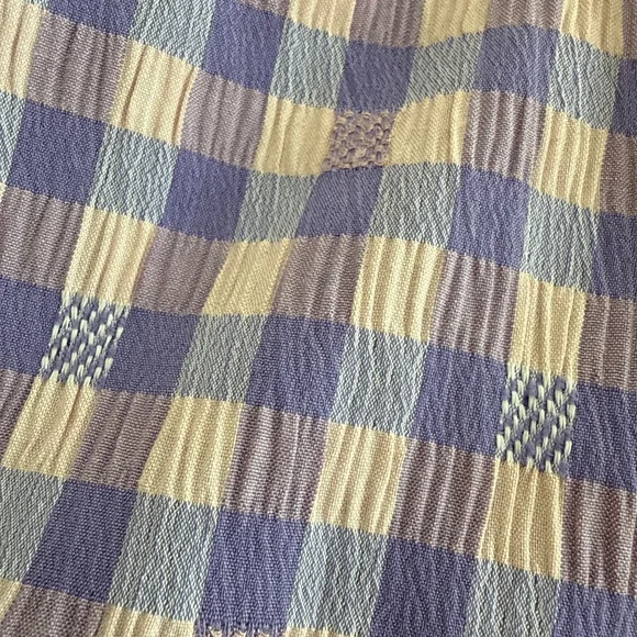 Tuckernuck Hyacinth House Lavender Pale Pink Gingham Sutton Mini Dress XS - Picture 11 of 12